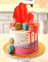 Load image into Gallery viewer, Wedding: Birthday: Anniversary: Graduation: Custom Cake - M's Cakes & Bakes