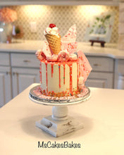 Load image into Gallery viewer, Wedding: Birthday: Anniversary: Graduation: Custom Cake - M's Cakes & Bakes