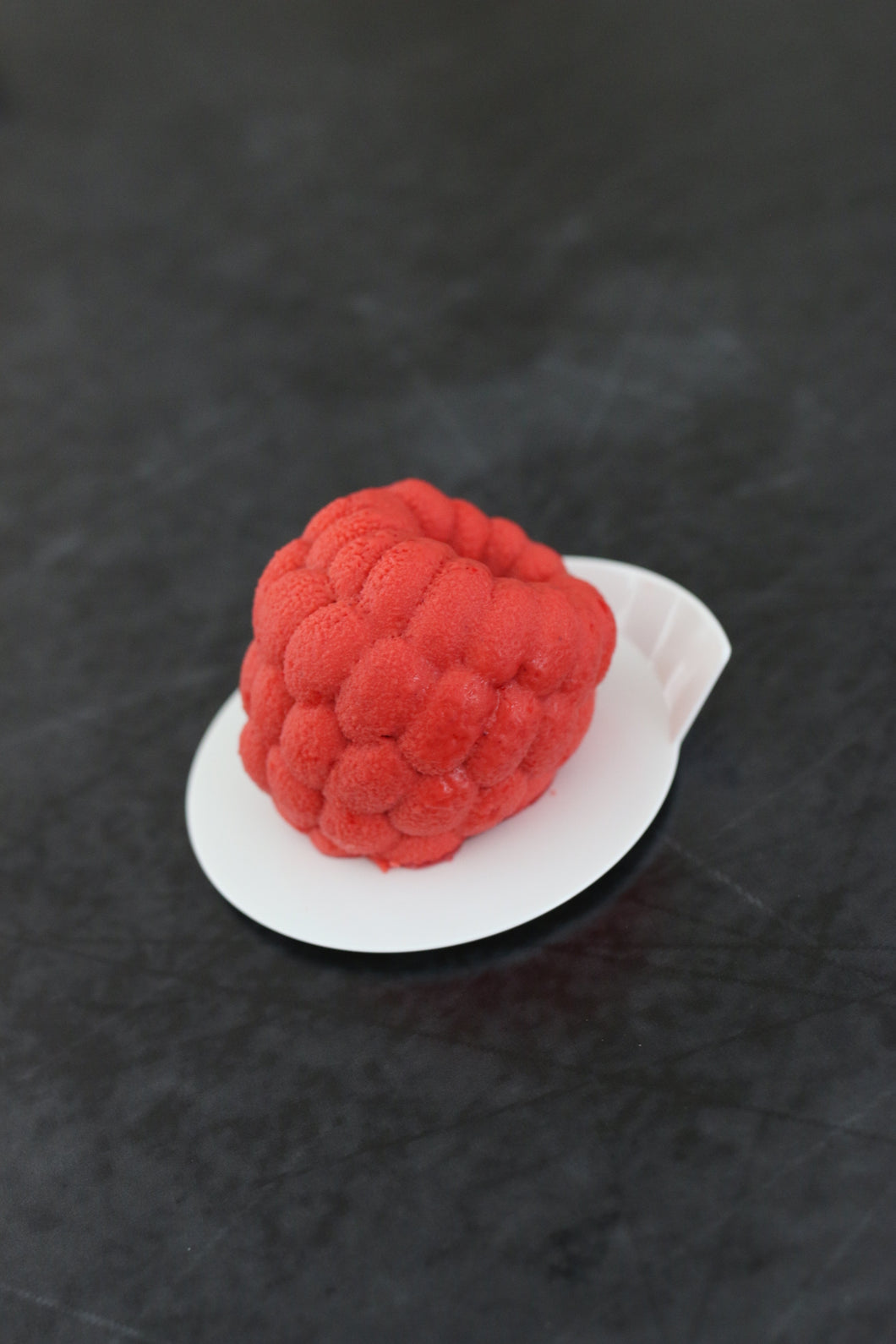 Dallas Rasberry Raspberry fruit shaped pastry - handmade fruit mousse pastry by home ...